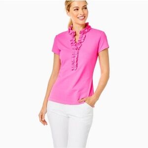 Lilly Pulitzer Luxletic ruffle top
